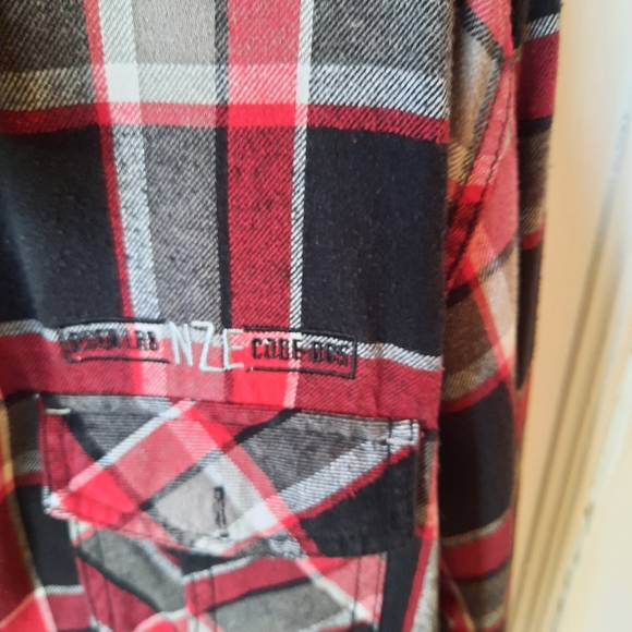 SOLD JEN'S BUNDLE black and red really comfy long short by Noize size L - Picture 3 of 7